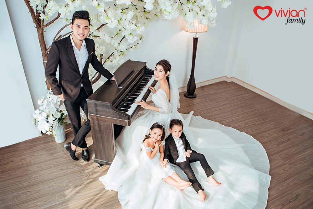Album ảnh gia đình đẹp phong cách Hàn Quốc